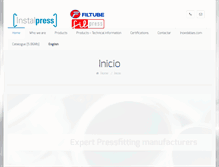 Tablet Screenshot of instalpress.com